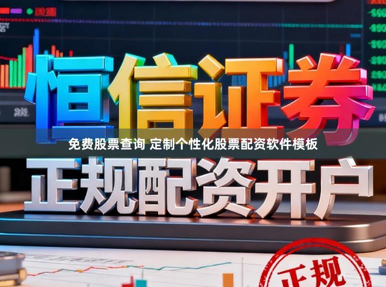 免费股票查询 定制个性化股票配资软件模板