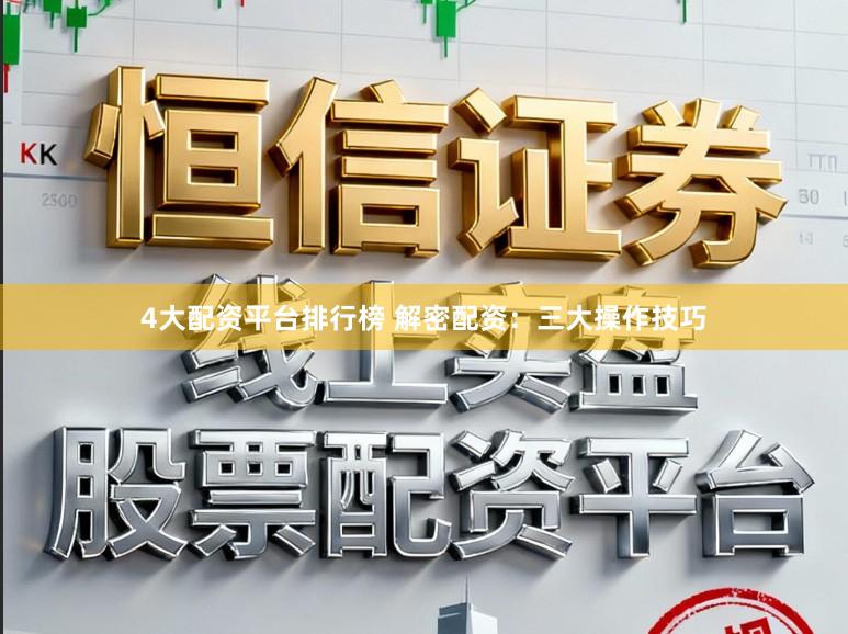 4大配资平台排行榜 解密配资:三大操作技巧